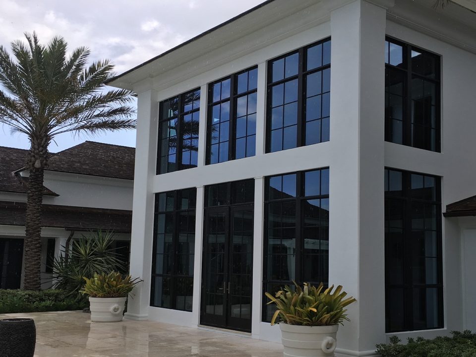 Boca Raton estate home repaired by Integral Windstorm Products window and door repair